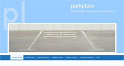 Desktop Screenshot of parkplace.de